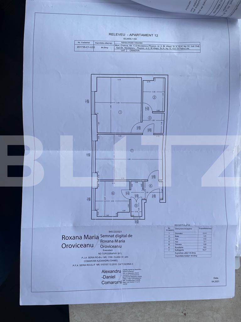 Apartament de vânzare 2 camere Ultracentral - 122445AV | BLITZ Craiova | Poza1