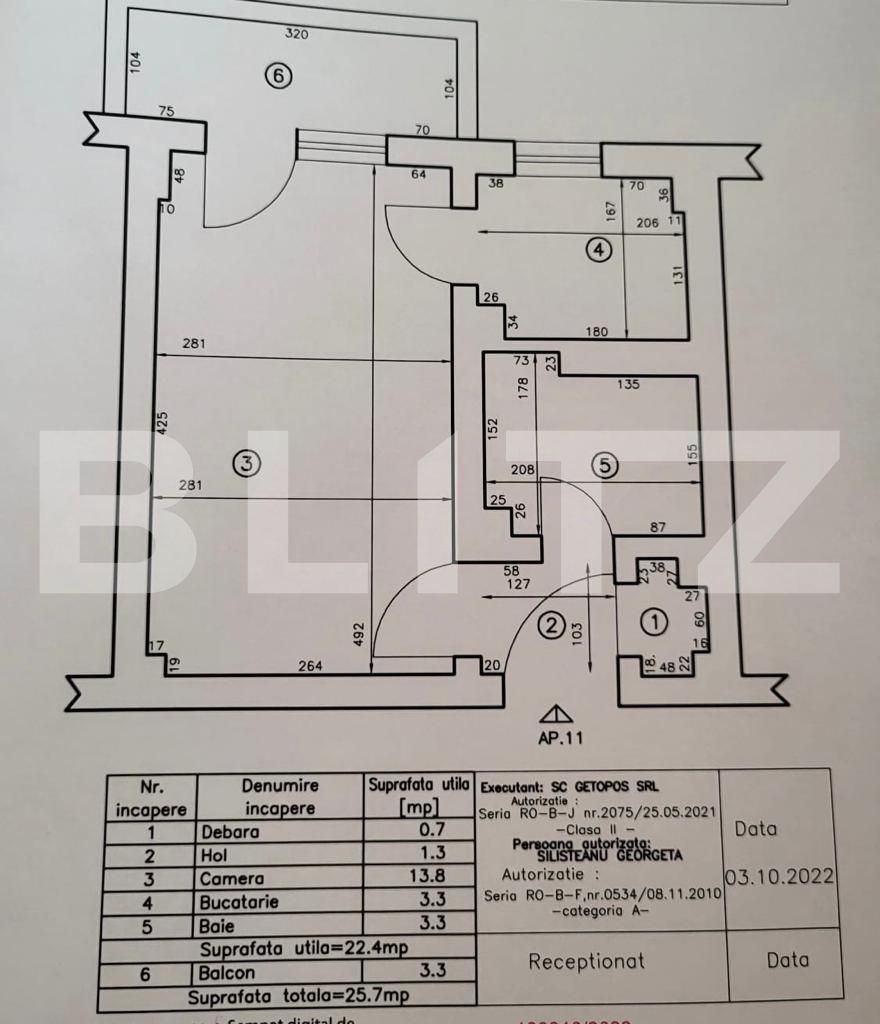 Garsonieră decomandată, 23 mp, locație ultracentrală