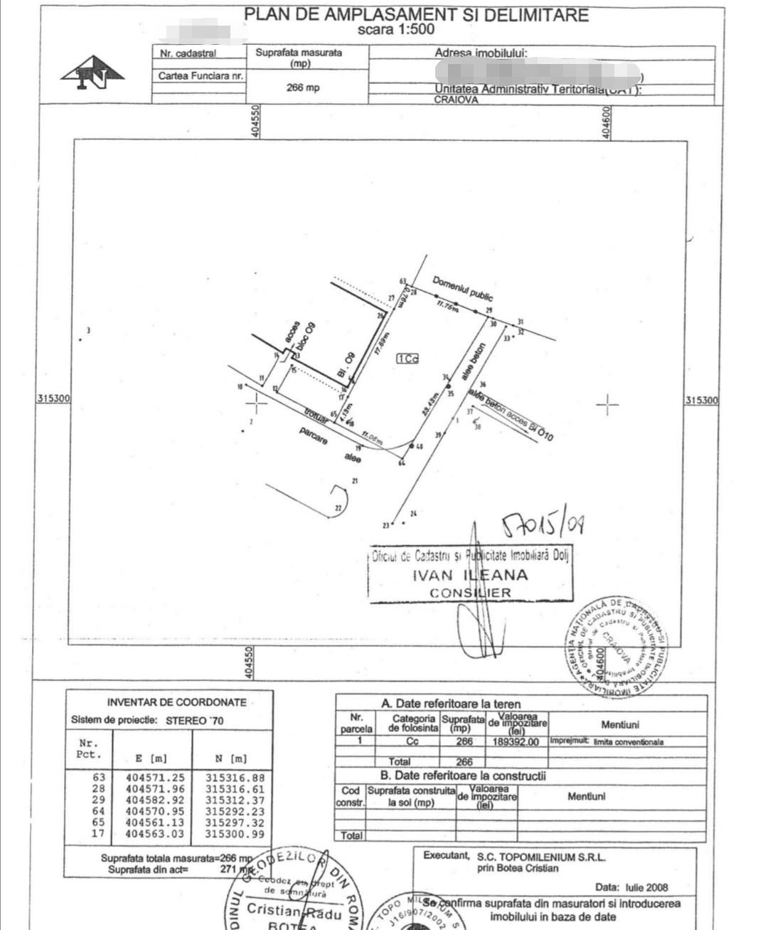 Teren de vânzare Brazda lui Novac - 123600TV | BLITZ Craiova | Poza1