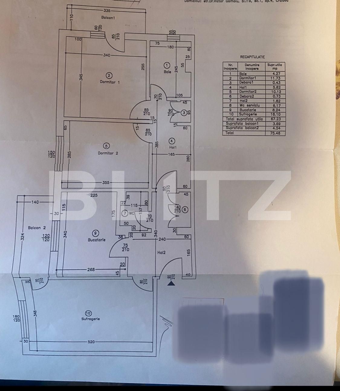 Apartament de vânzare 3 camere 1 Mai - 124282AV | BLITZ Craiova | Poza1