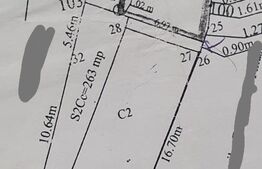 Teren intravilan cu construcție provizorie 260 mp, zona Ultracentrala-Filiasi