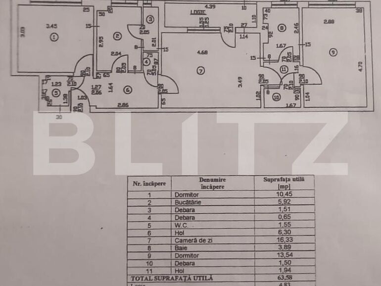 Apartament de vânzare 3 camere Brazda lui Novac - 126694AV | BLITZ Craiova | Poza1