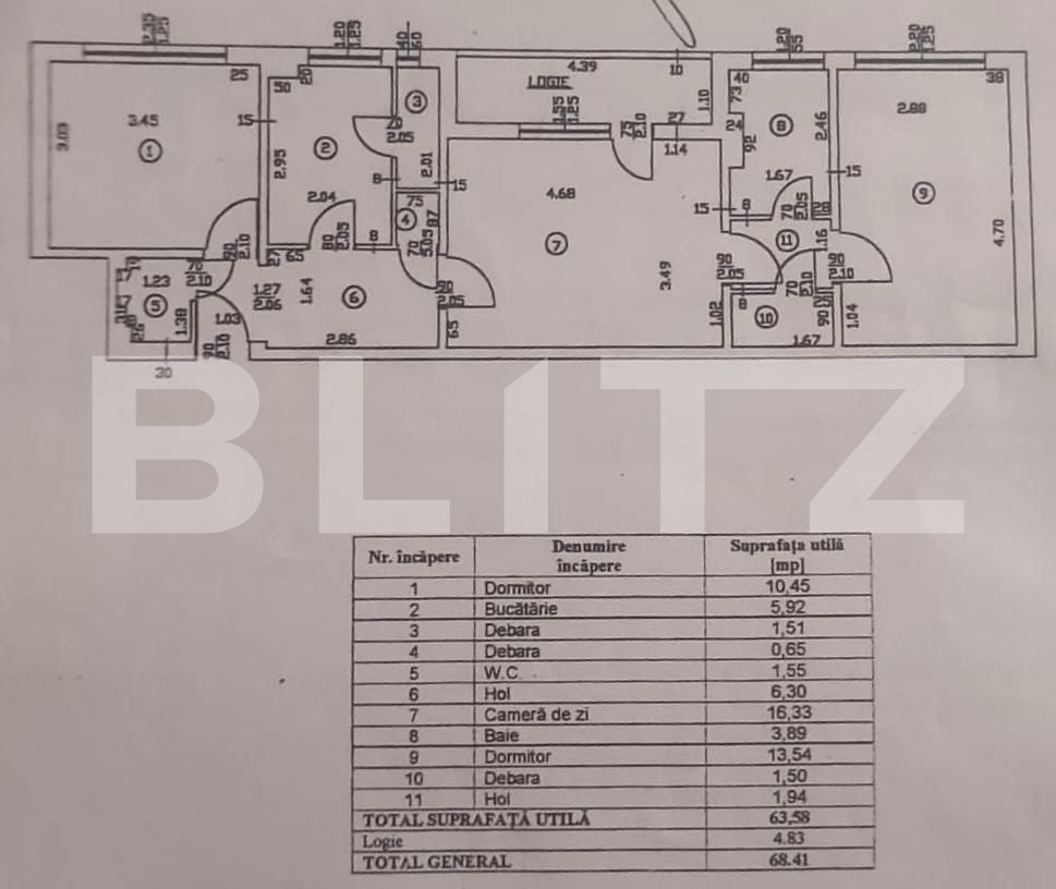 Apartament de vânzare 3 camere Brazda lui Novac - 126694AV | BLITZ Craiova | Poza1