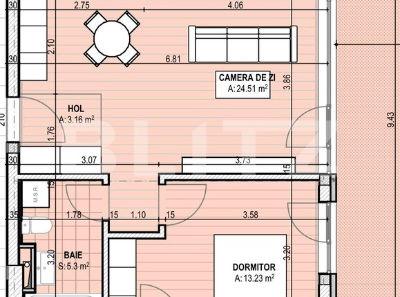 Apartament de vânzare 2 camere Brazda lui Novac - 128885AV | BLITZ Craiova | Poza1