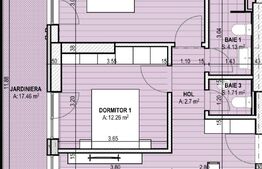 Apartament 3 camere, 91.41mp, parter, cartierul Brazda