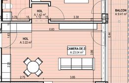 Apartament 2 camere, 63.07mp, cartierul Brazda