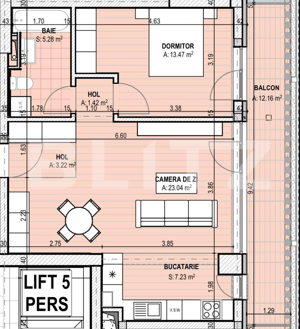 Apartament de vânzare 2 camere Brazda lui Novac - 128932AV | BLITZ Craiova | Poza2