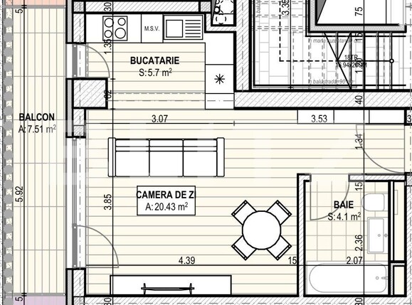 Garsonieră de vânzare Brazda lui Novac - 128938AV | BLITZ Craiova | Poza2