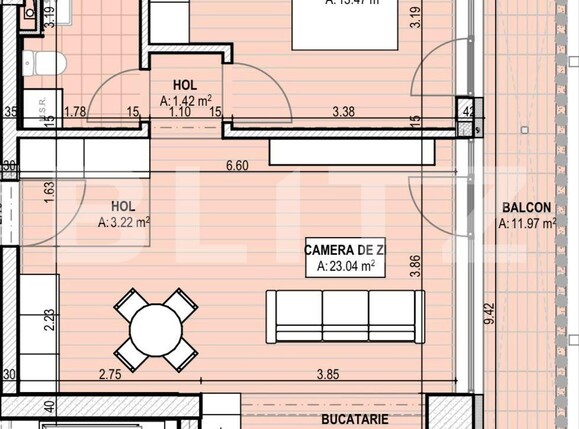 Apartament de vânzare 2 camere Brazda lui Novac - 128947AV | BLITZ Craiova | Poza2