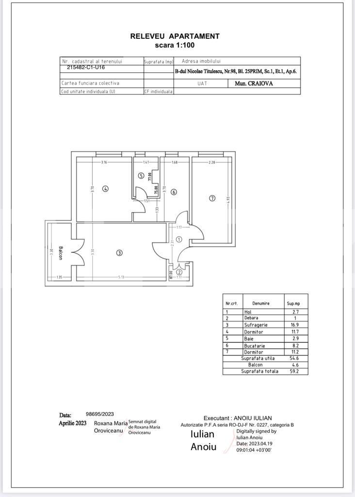 Apartament de vânzare 3 camere Calea Severinului - 129071AV | BLITZ Craiova | Poza1