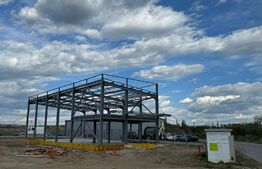 Hală nouă P + 1-parțial de 280 mp utili, pe un teren de 900 mp, Drumul Industriilor