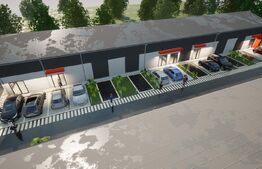 Hale noi pe parter sau P + 1, 1.755 mp utili, teren 4.000 mp, zona industrială Ghercești