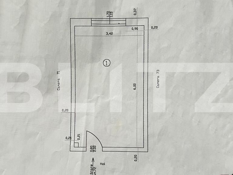 Cameră de cămin renovată și complet mobilată, zona Spitalul Militar – Ideală pentru studenți sau cupluri tinere!