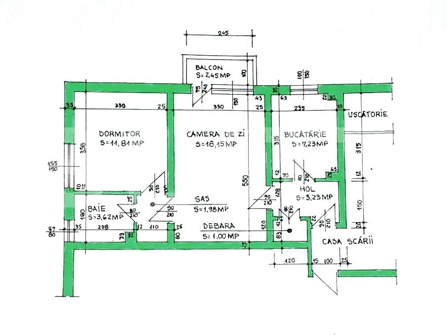 Apartament de vânzare 2 camere Brazda lui Novac - 129937AV | BLITZ Craiova | Poza1