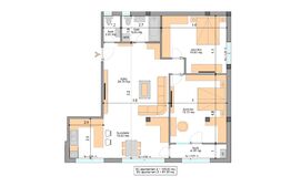 Apartament 3 camere, decomandat, 91.30 mp, zona Centrala