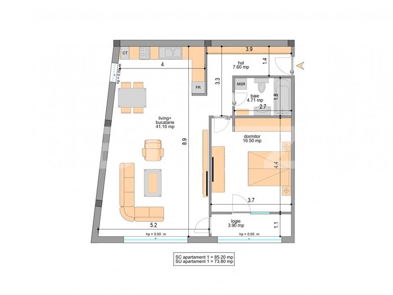 Apartament de vânzare 3 camere Central - 130669AV | BLITZ Craiova | Poza1