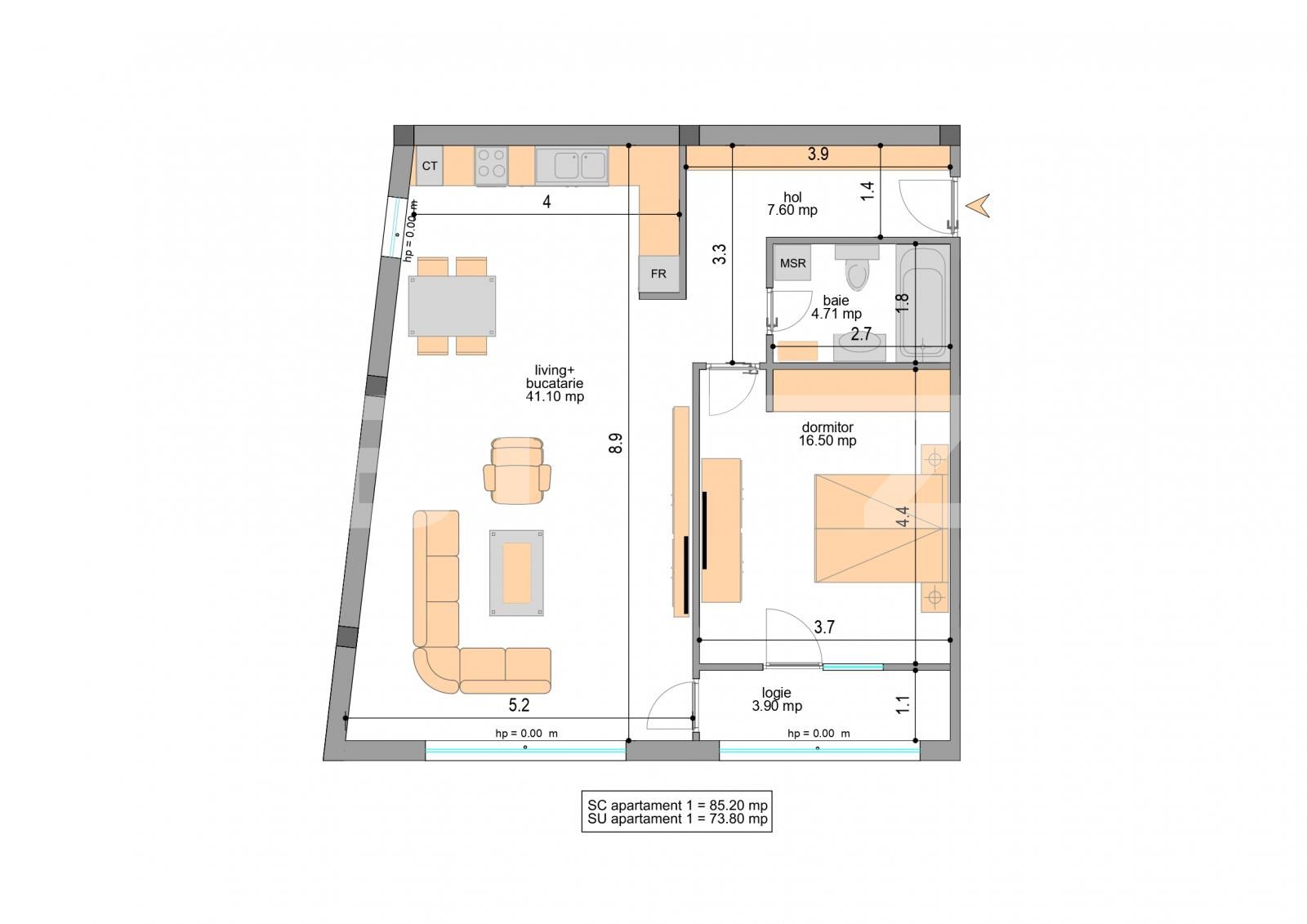 Apartament de vânzare 3 camere Central - 130669AV | BLITZ Craiova | Poza1