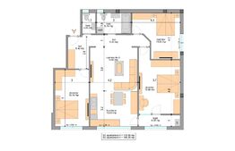 Apartament 4 camere, decomandat, 100.20 mp, zona Centrala