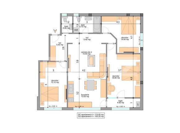 Apartament de vânzare 4 camere Central - 130675AV | BLITZ Craiova | Poza1