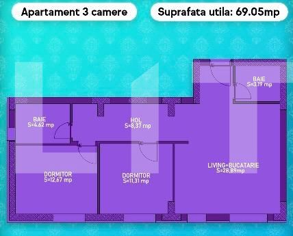 Apartament de vânzare 3 camere Cornitoiu - 130739AV | BLITZ Craiova | Poza2