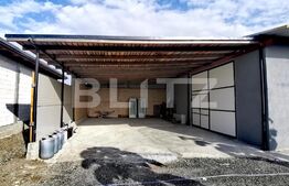 Proprietate formată din 2 hale și o casa, 530 mp suprafață construita, 2000 mp teren, zona Dumagas