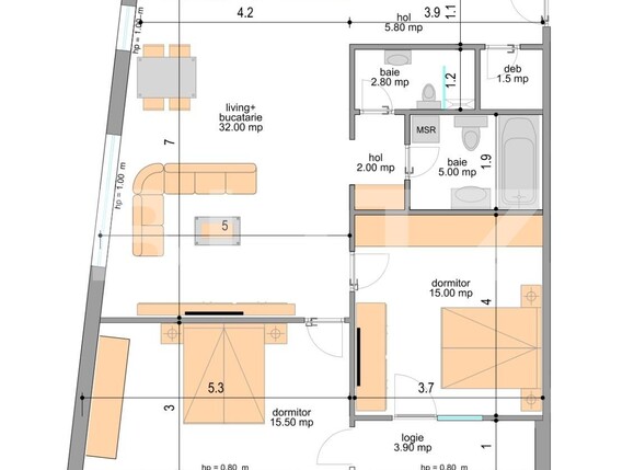 Apartament de vânzare 3 camere Central - 131219AV | BLITZ Craiova | Poza1