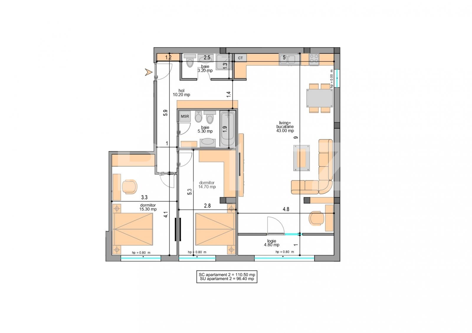 Apartament de vânzare 3 camere Central - 131219AV | BLITZ Craiova | Poza1