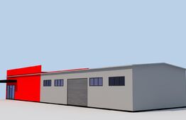 Teren intravilan 900 mp, cu proiect hala, Carcea/Metro