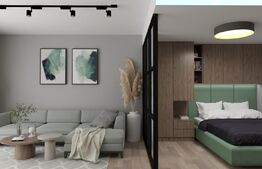 Garsoniera in bloc nou,37mp, incalzire in pardoseala, President Residence