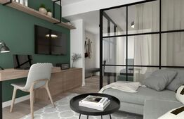 Garsoniera in bloc nou,37mp, incalzire in pardoseala, President Residence