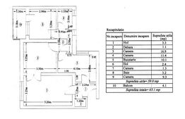 Apartament  3 Camere, 63mp, Zona Lidl Rovine