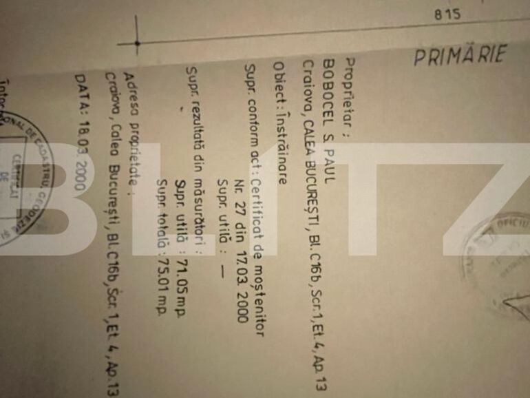 Apartament de vânzare 3 camere Calea Bucuresti - 134621AV | BLITZ Craiova | Poza2