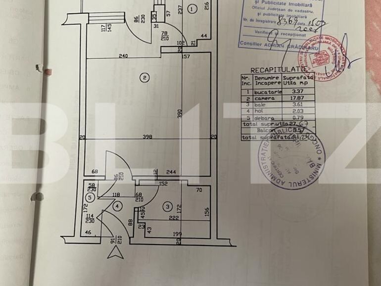 Garsonieră de vânzare Brazda lui Novac - 134623AV | BLITZ Craiova | Poza1