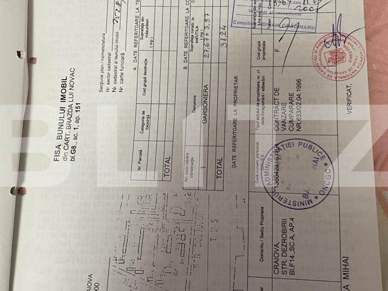 Garsonieră de vânzare Brazda lui Novac - 134623AV | BLITZ Craiova | Poza3