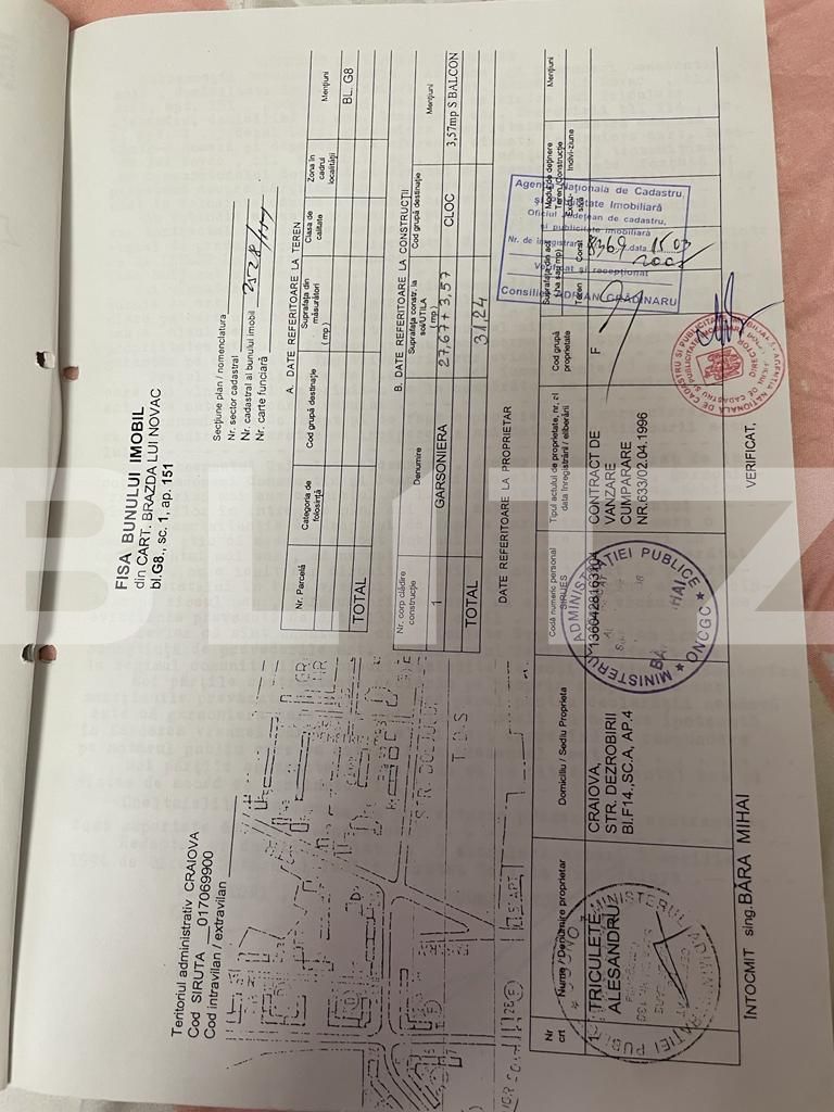 Garsoniera, 31 mp, Brazda, zona Energetic/Pedagogic