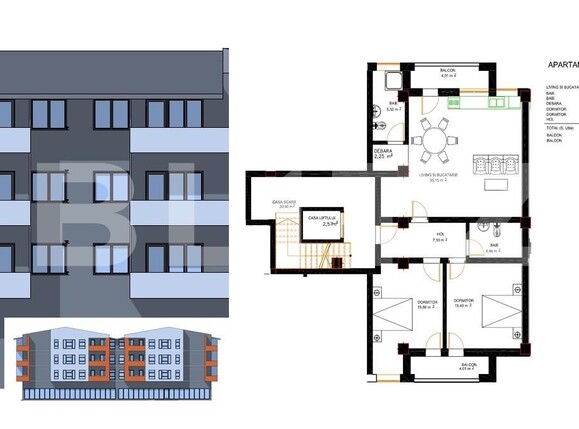 Apartament de vânzare 3 camere Exterior Est - 135285AV | BLITZ Craiova | Poza1