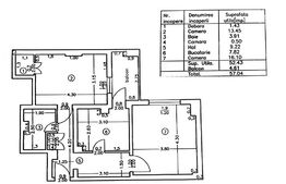 Apartament de 2 Camere,  57mp, Ultracentral - Zona Ramada