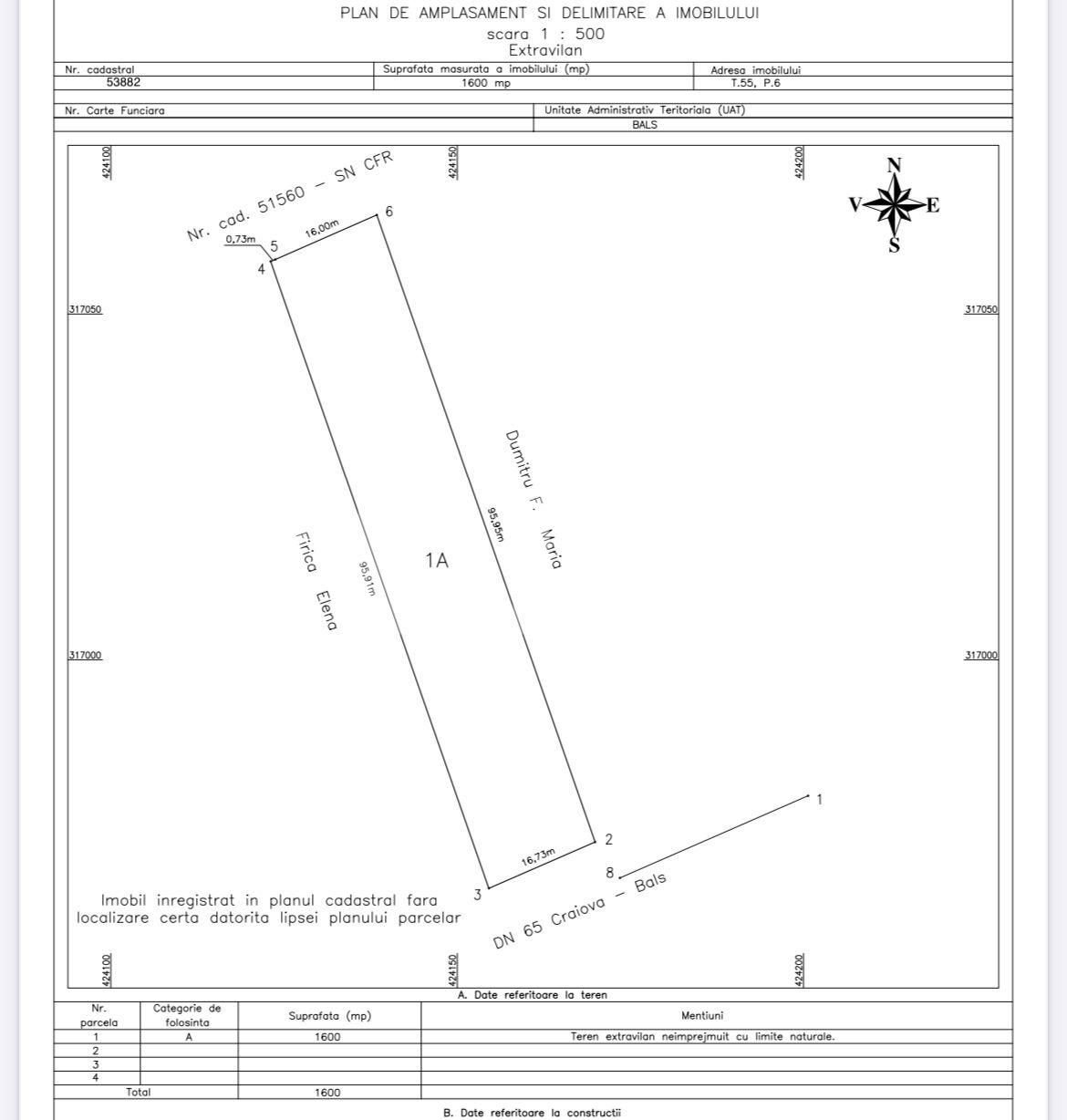 Teren de vânzare Exterior Est - 136057TV | BLITZ Craiova | Poza2