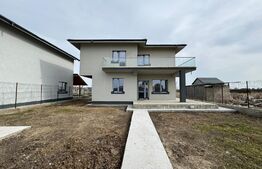 Casă semi-finisată P + E, 111 mp utili, teren 339 mp, Pielești, zona Magnolia