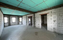 Casă semi-finisată P + M, 131 mp utili, teren 339 mp, Pielești, zona Magnolia