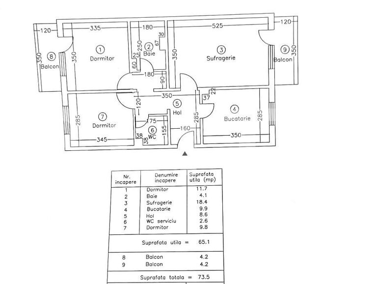 Apartament de vânzare 3 camere Cornitoiu - 137535AV | BLITZ Craiova | Poza1