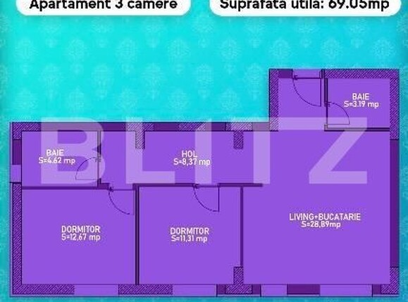 Apartament de vânzare 3 camere Cornitoiu - 141045AV | BLITZ Craiova | Poza2