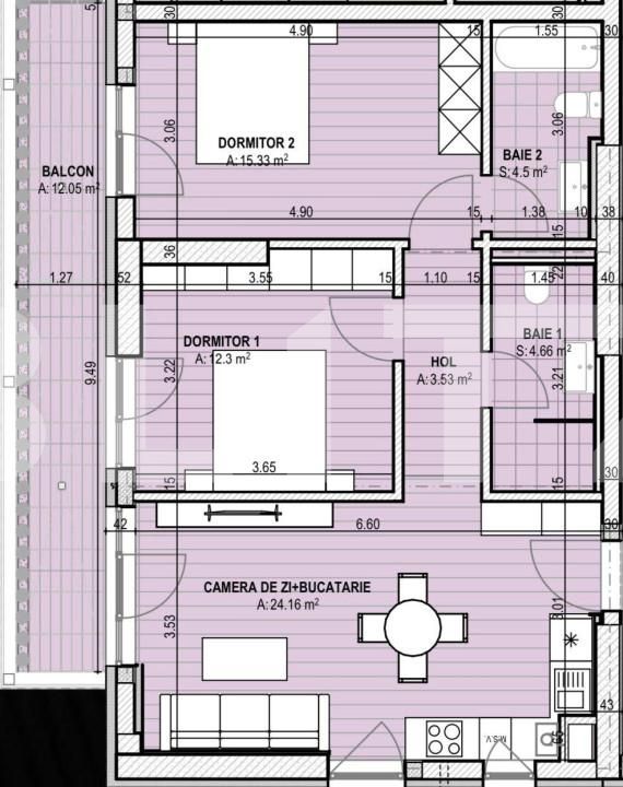 Apartament de vânzare 3 camere Brazda lui Novac - 141819AV | BLITZ Craiova | Poza8