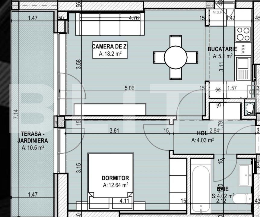 Apartament de vânzare 2 camere Brazda lui Novac - 141824AV | BLITZ Craiova | Poza2