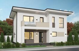 Casă noua, P + E, 130 mp, 380 mp teren, zona Preajba