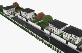 Casă noua, P + E, 130 mp, 380 mp teren, zona Preajba