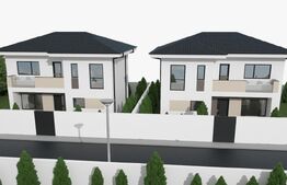 Casă noua, P + E, 130 mp, 380 mp teren, zona Preajba