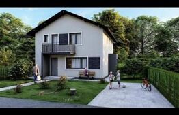 Casă nouă P+1 cu 120mp utili și 500mp teren aferent situată în zona Damila