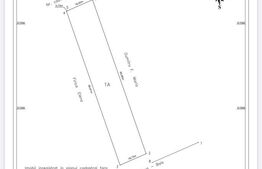 Teren extravilan 1600 mp, deschidere 17 ml la DN 65, Bals