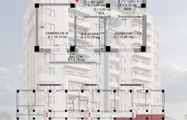 Apartament 2 camere, decomandat, 66mp, cartier Rovine